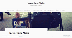 Desktop Screenshot of jackiemejiajournalism.com
