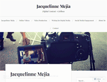 Tablet Screenshot of jackiemejiajournalism.com